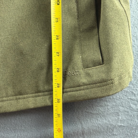 LL Bean Jacket Mens L Green Tek 3-in-1 All Season Parka Hooded Primaloft 284416* - Picture 14 of 14